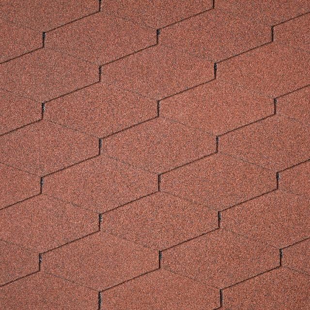 Бітумна черепиця Diamant Plus (10) Tile Red
