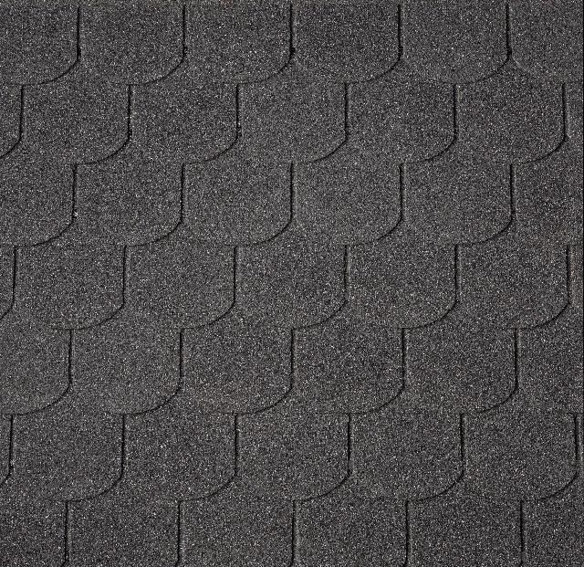 Бітумна черепиця Superglass Biber (01) Black