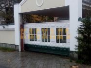 Каркасні ворота з варіантами оздоблення