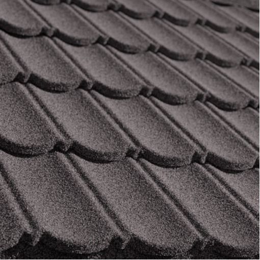 Композитна черепиця QUEENTILE Classic, Black Mix Cracovia