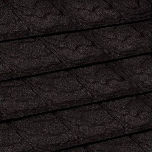 Композитна черепиця Slate ТМ "Queentile " black mix cracovia