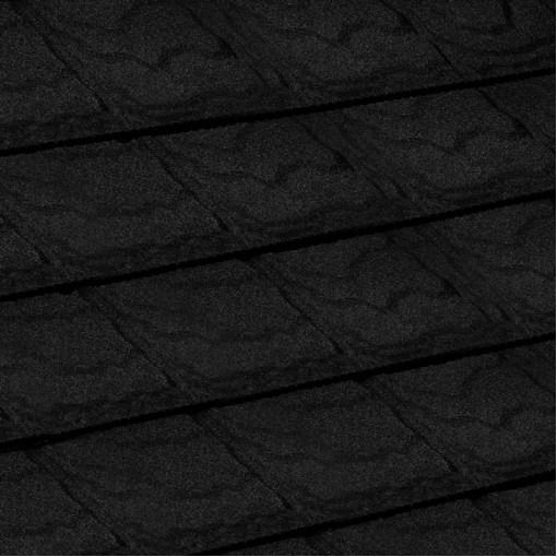 Композитна черепиця Slate ТМ "Queentile " black