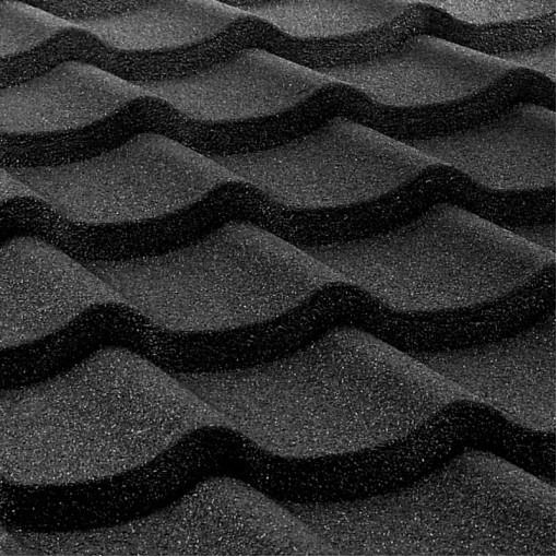 Композитна черепиця Standard ТМ "Queentile" black mix cracovia