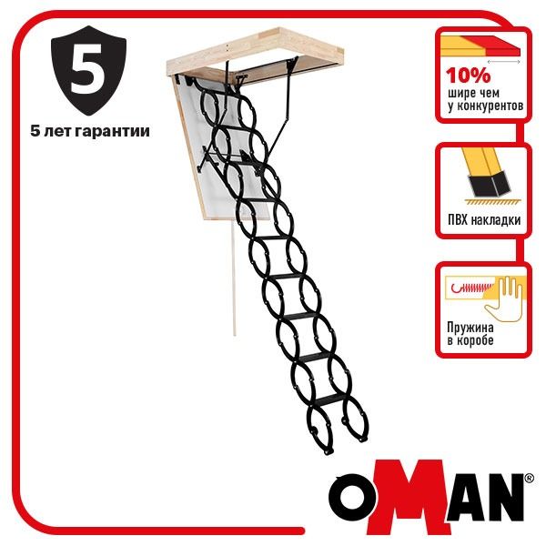 Сходи на горище Oman Flex Termo (70x70) H290