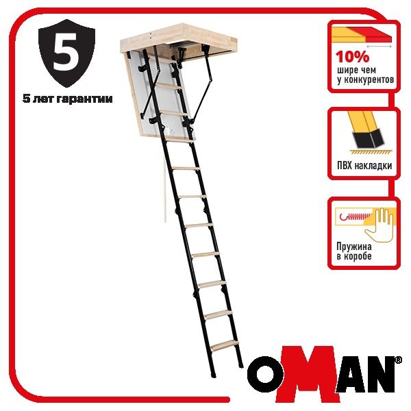 Сходи на горище Oman Mini Termo (100x60) H265