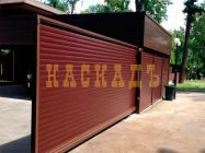 Ворота з ролетного профілю